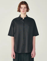 M26B10CS01B ORGANIC COTTON RAMIE PIQUE S/S SHIRT