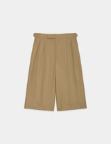 M26B15PT02E ORGANIC COTTON GABARDINE TWO TUCK CROPPED TROUSERS