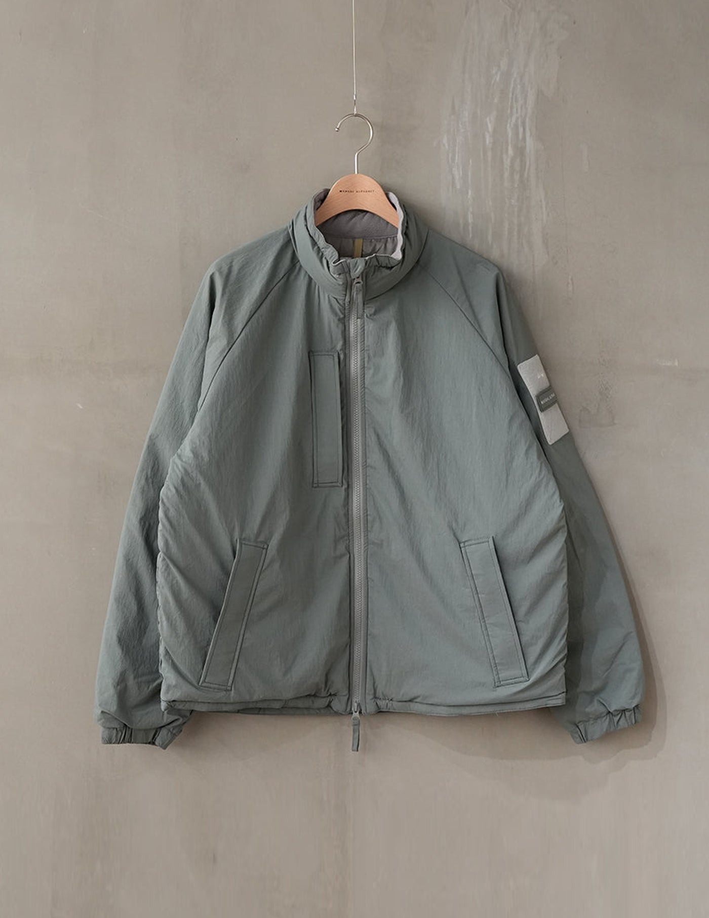 MANUAL ALPHABET MA-J-308 MANUAL ALPHABET × NANGA PCS DOWN JACKET