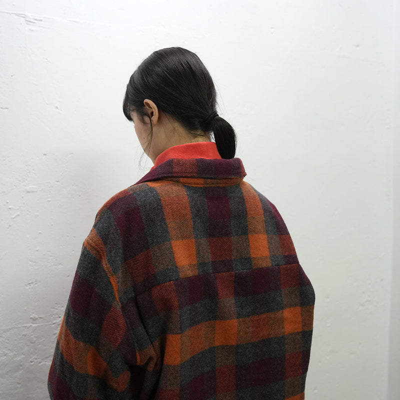 MA-S-701 WOOL CHECK BIG SHIRT