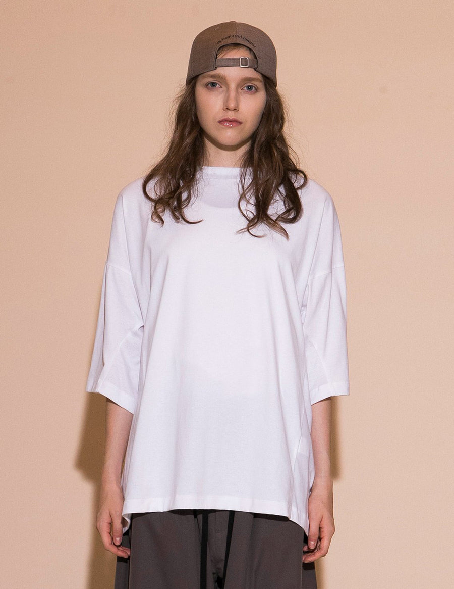 MBL-BASIC-T2 MERCERIZATION JERSEY OVERSIZED T-SHIRT