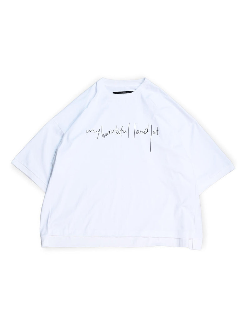 MBL-BIG/T MERCERIZATION JERSEY LOGO BIG T-SHIRT