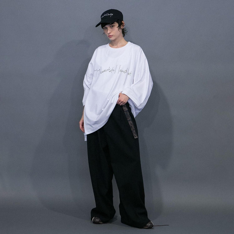 MBL-BIG/T MERCERIZATION JERSEY LOGO BIG T-SHIRT