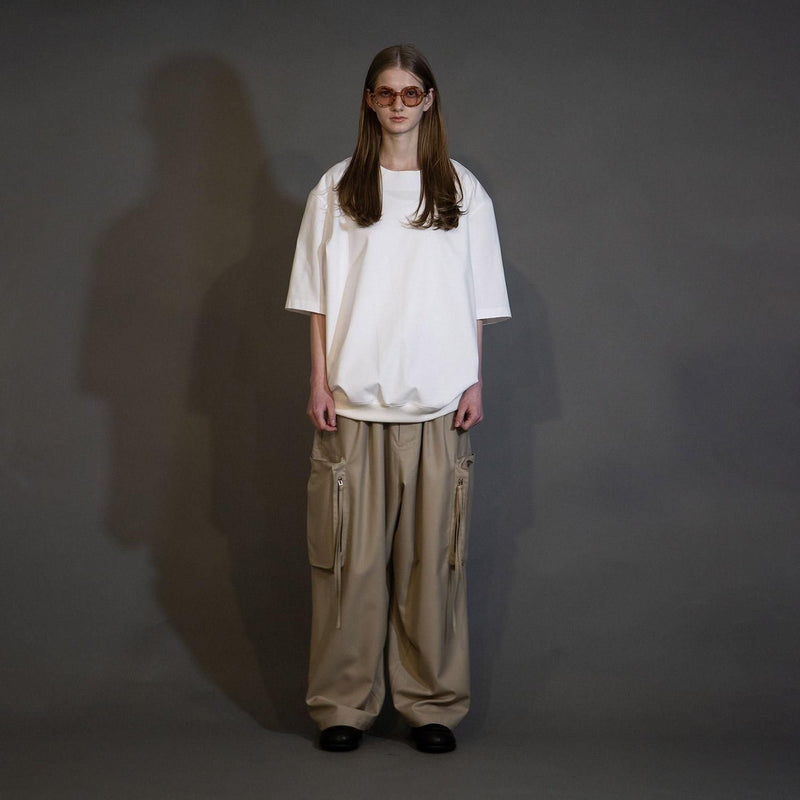 MBL-CGPT MACHINE WASHABLE WOOL BIG POCKET PANTS