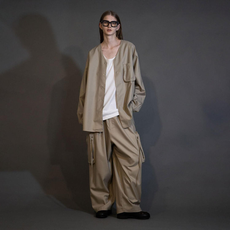 MBL-CGPT MACHINE WASHABLE WOOL BIG POCKET PANTS