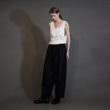 MBL-EZPT MACHINE WASHABLE WOOL WIDE EASY PANTS