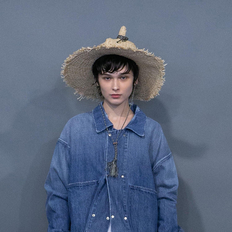 MBL-HAT2 RAFFIA × PAPER HAT