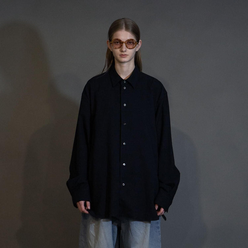 MBL-SH01 COTTON × CASHMERE OVERSIZE SHIRT