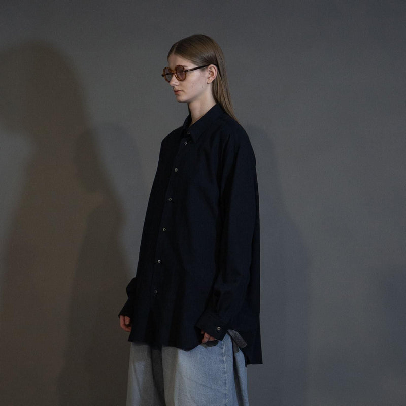 MBL-SH01 COTTON × CASHMERE OVERSIZE SHIRT