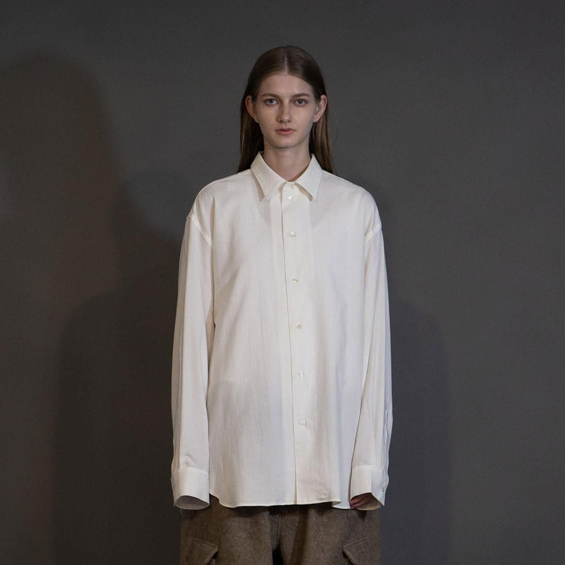 MBL-SH01 COTTON × CASHMERE OVERSIZE SHIRT