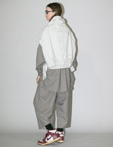 MBL-WPT1 WASHABLE WOOL TUCK WIDE ANKLE SLACKS