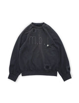 MBLWD-TP DAMAGE EMBROIDERY SWEATSHIRT