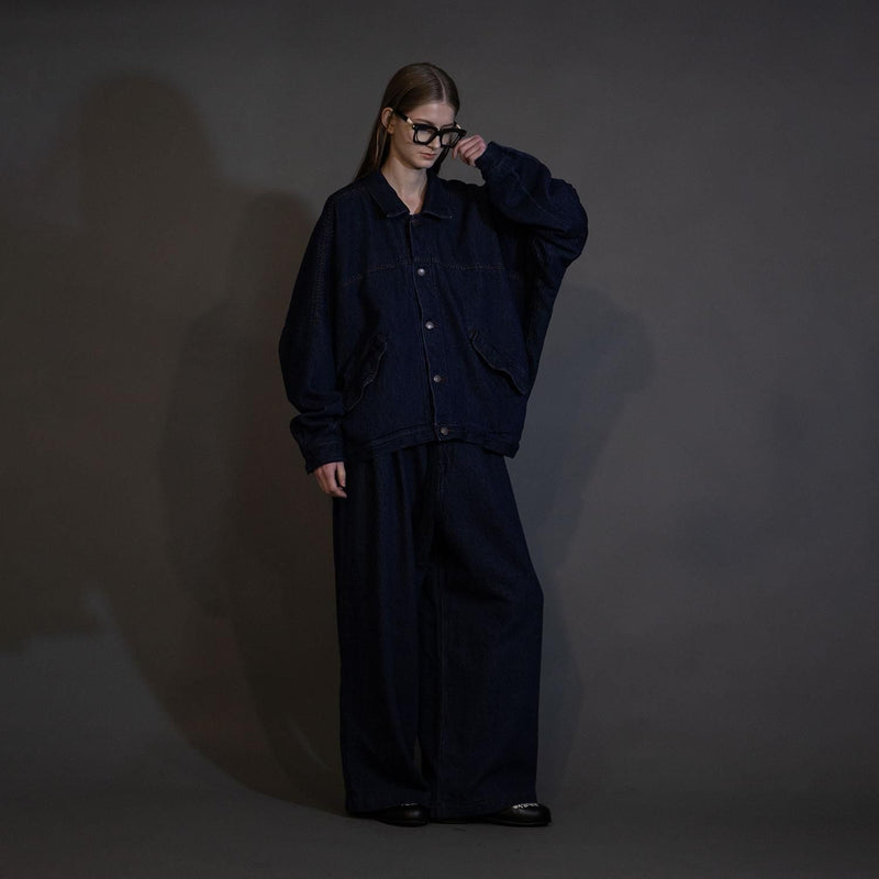 WM01-DZ252011 SOFT DENIM WIDE JACKET