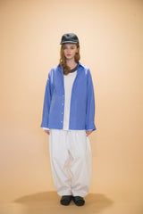 WM01-PT232013 OPEND ANTIQUE DENIM EASY WIDE PANTS