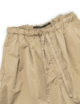 WM03-SP2610303 NYLON TAFFETA WATER PROOF WIDE HALF PANTS