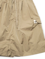 WM03-SP2610303 NYLON TAFFETA WATER PROOF WIDE HALF PANTS