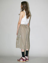 WM03-SP2610303 NYLON TAFFETA WATER PROOF WIDE HALF PANTS