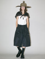 WM03-SP2610303 NYLON TAFFETA WATER PROOF WIDE HALF PANTS