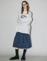 WM03-SP2610303 NYLON TAFFETA WATER PROOF WIDE HALF PANTS