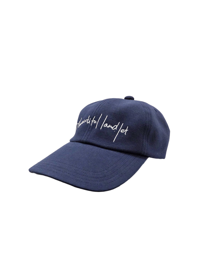 WM04-AC251045 COTTON LINEN BASEBALL LOGO CAP