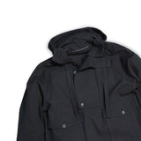 WM04-BZ251041 COTTON LINEN OVERSIZED ANORAK