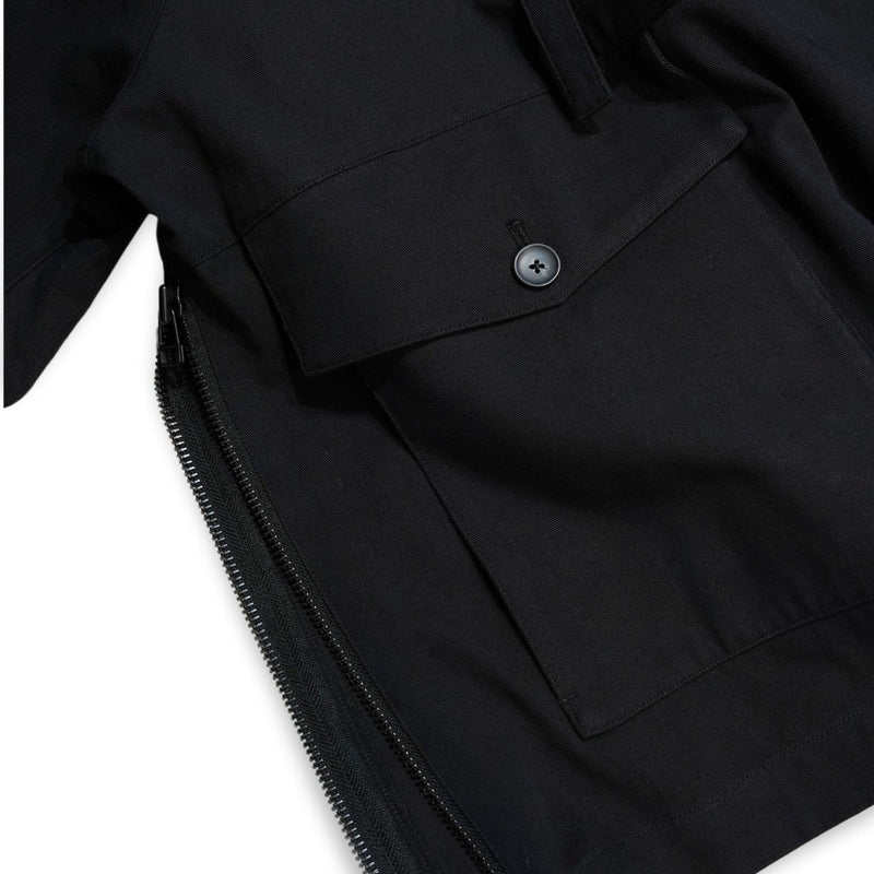 WM04-BZ251041 COTTON LINEN OVERSIZED ANORAK