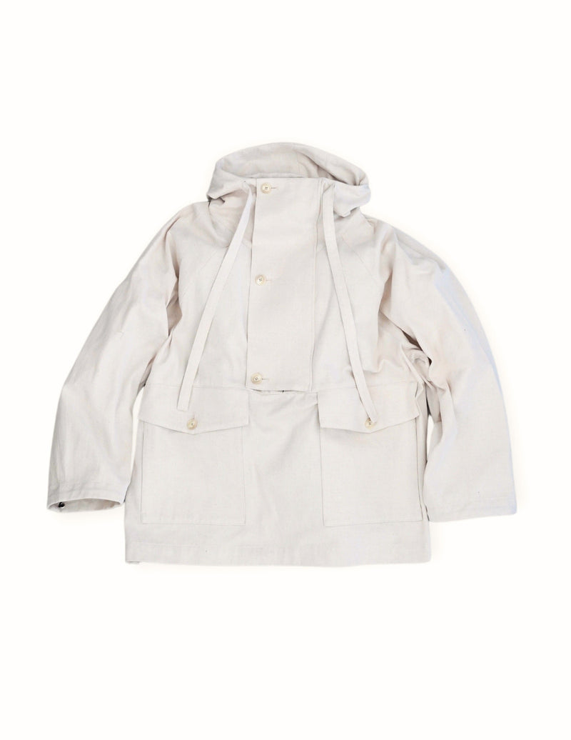 WM04-BZ251041 COTTON LINEN OVERSIZED ANORAK