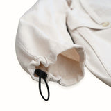 WM04-BZ251041 COTTON LINEN OVERSIZED ANORAK