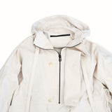 WM04-BZ251041 COTTON LINEN OVERSIZED ANORAK