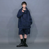 WM04-BZ251041 COTTON LINEN OVERSIZED ANORAK