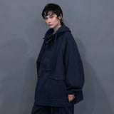 WM04-BZ251041 COTTON LINEN OVERSIZED ANORAK