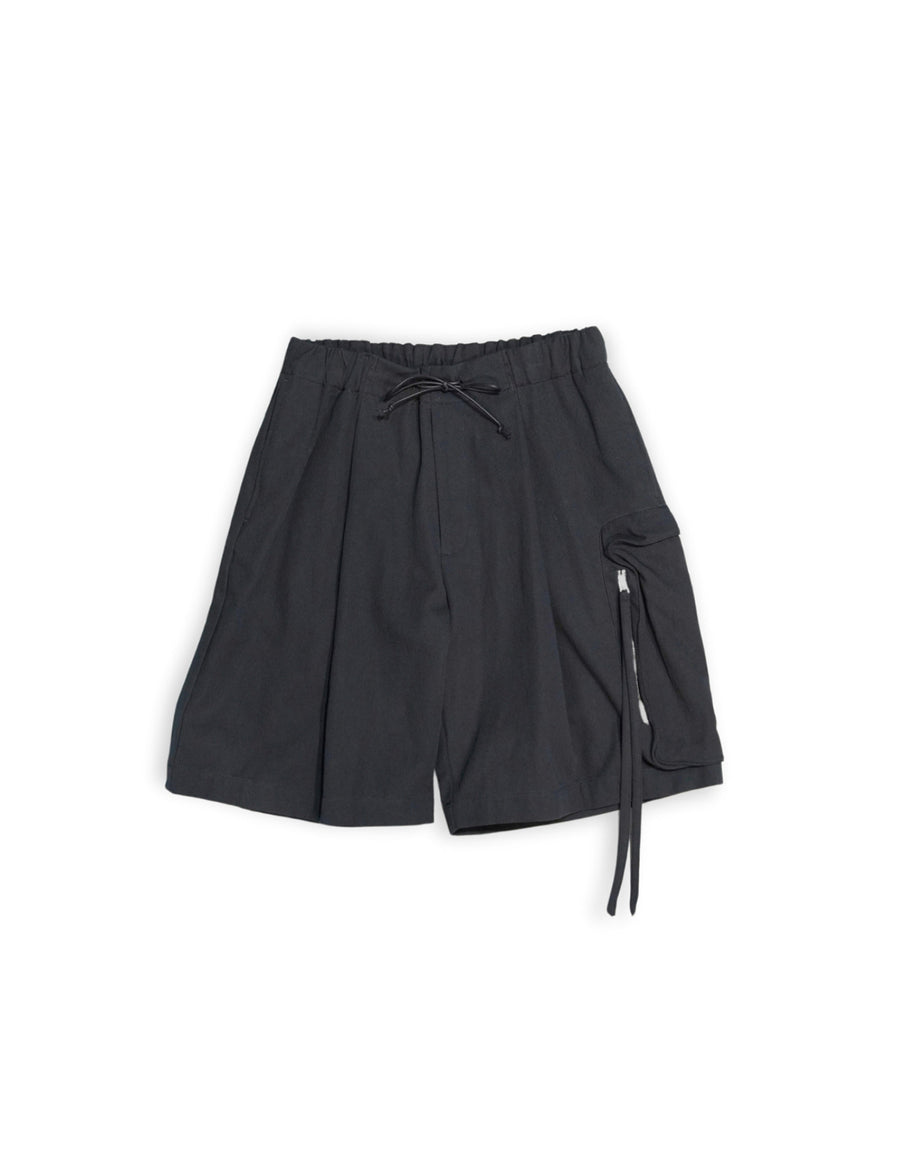 WM04-SP251044 COTTON LINEN BIG POCKET SHORT PANTS