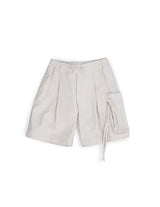 WM04-SP251044 COTTON LINEN BIG POCKET SHORT PANTS