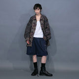 WM04-SP251044 COTTON LINEN BIG POCKET SHORT PANTS