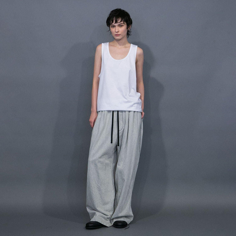 WM06-PT251062 0TH STITCH DENIM WIDE PANTS