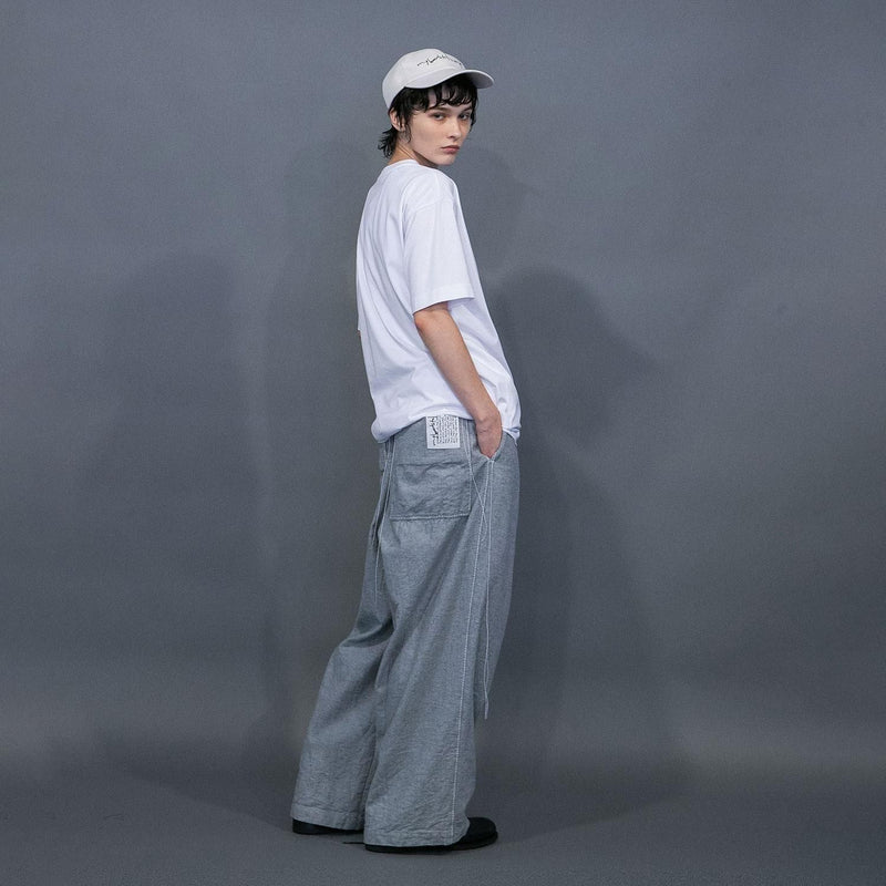 WM06-PT251062 0TH STITCH DENIM WIDE PANTS