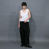WM07-PT251074 CU/TRIXION 2WAY DOUBLE CLOTH WIDE EASY PANTS