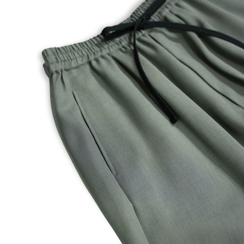 WM07-PT251074 CU/TRIXION 2WAY DOUBLE CLOTH WIDE EASY PANTS