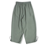 WM07-PT251074 CU/TRIXION 2WAY DOUBLE CLOTH WIDE EASY PANTS