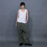WM07-PT251074 CU/TRIXION 2WAY DOUBLE CLOTH WIDE EASY PANTS