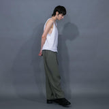 WM07-PT251074 CU/TRIXION 2WAY DOUBLE CLOTH WIDE EASY PANTS