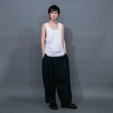 WM07-PT251074 CU/TRIXION 2WAY DOUBLE CLOTH WIDE EASY PANTS