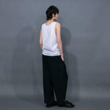 WM07-PT251074 CU/TRIXION 2WAY DOUBLE CLOTH WIDE EASY PANTS