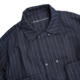 WM08-JK251081 DOBBYSTRIPE / HERRINGBONE COVERALL JACKET