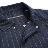 WM08-JK251081 DOBBYSTRIPE / HERRINGBONE COVERALL JACKET
