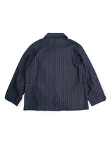 WM08-JK251081 DOBBYSTRIPE / HERRINGBONE COVERALL JACKET