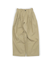 WM08-PT2610803 HIGH-TWIST TWILL TUCK WIDE PANTS