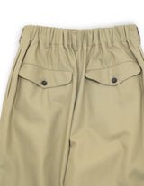 WM08-PT2610803 HIGH-TWIST TWILL TUCK WIDE PANTS
