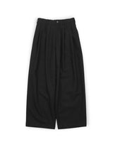 WM08-PT2610803 HIGH-TWIST TWILL TUCK WIDE PANTS