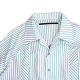 WM09-SH251091 POPLIN STRIPE RAGLAN SHORT SLEEVE SHIRT